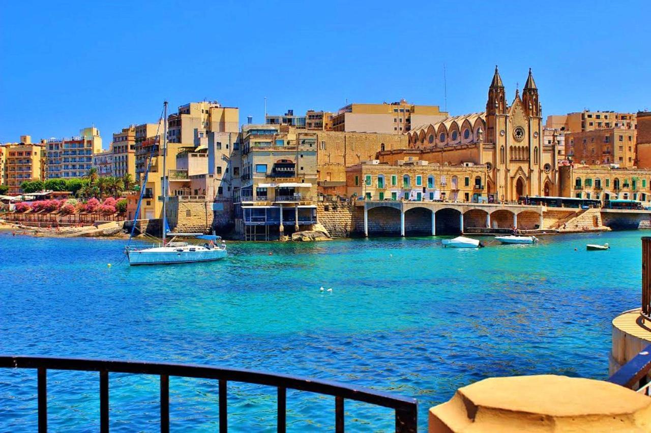 Splendid Seaside Retreat On Spinola Bay Apartamento St. Julian's Exterior foto